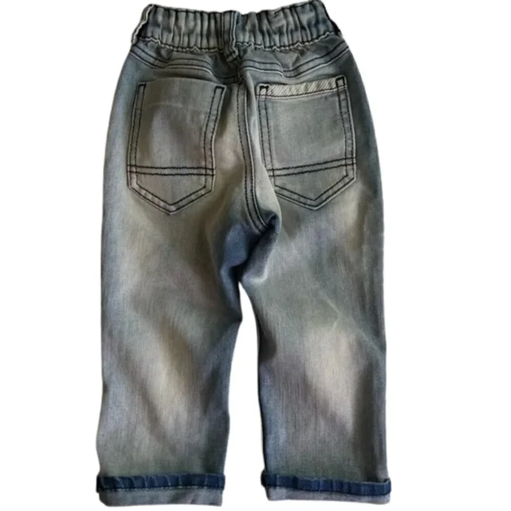 OshKosh B'Gosh Toddler Distressed Denim Jeans Size 18M
